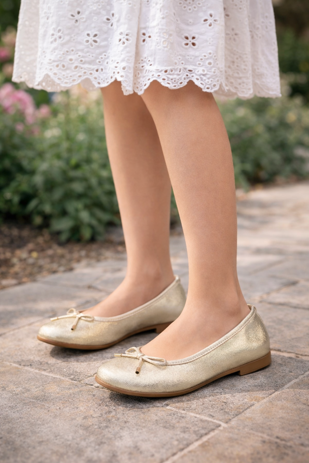 Zapato Casual Moño Para Mujer Stampa Oro/Marino 06430-31