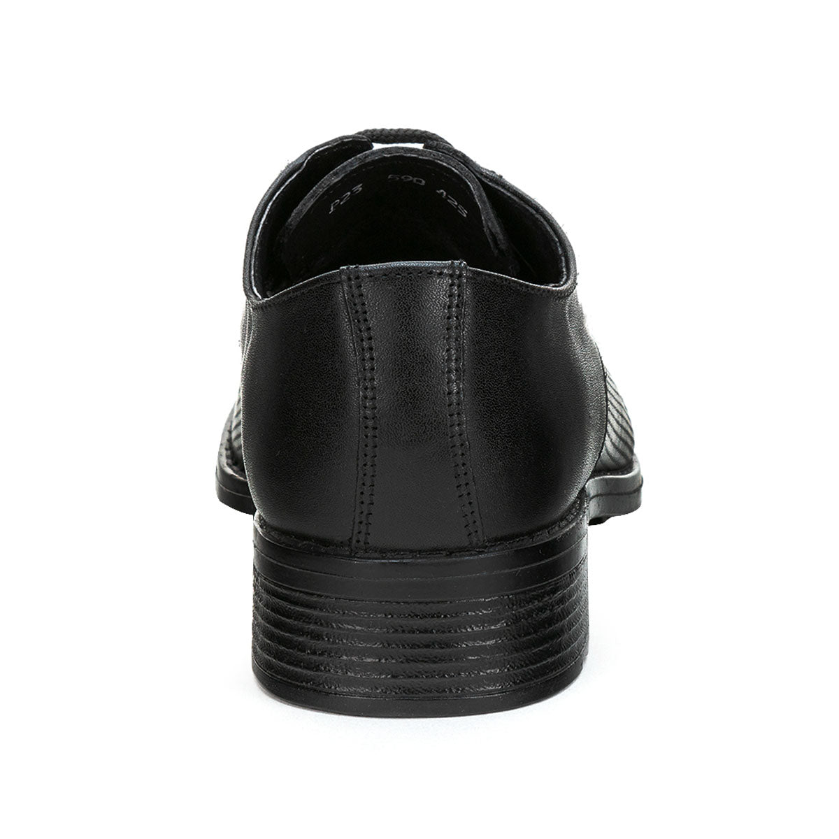 Zapato Vestir Blucher Piel Negro Para Hombre Epitres 00319/20