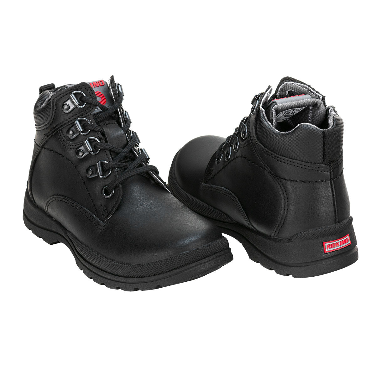 Botín Casual Piel Negro Joven Rokino 00468