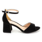 Zapato Sandalia Vestir Tacon ancho Dama Damita 01851-02735-02736