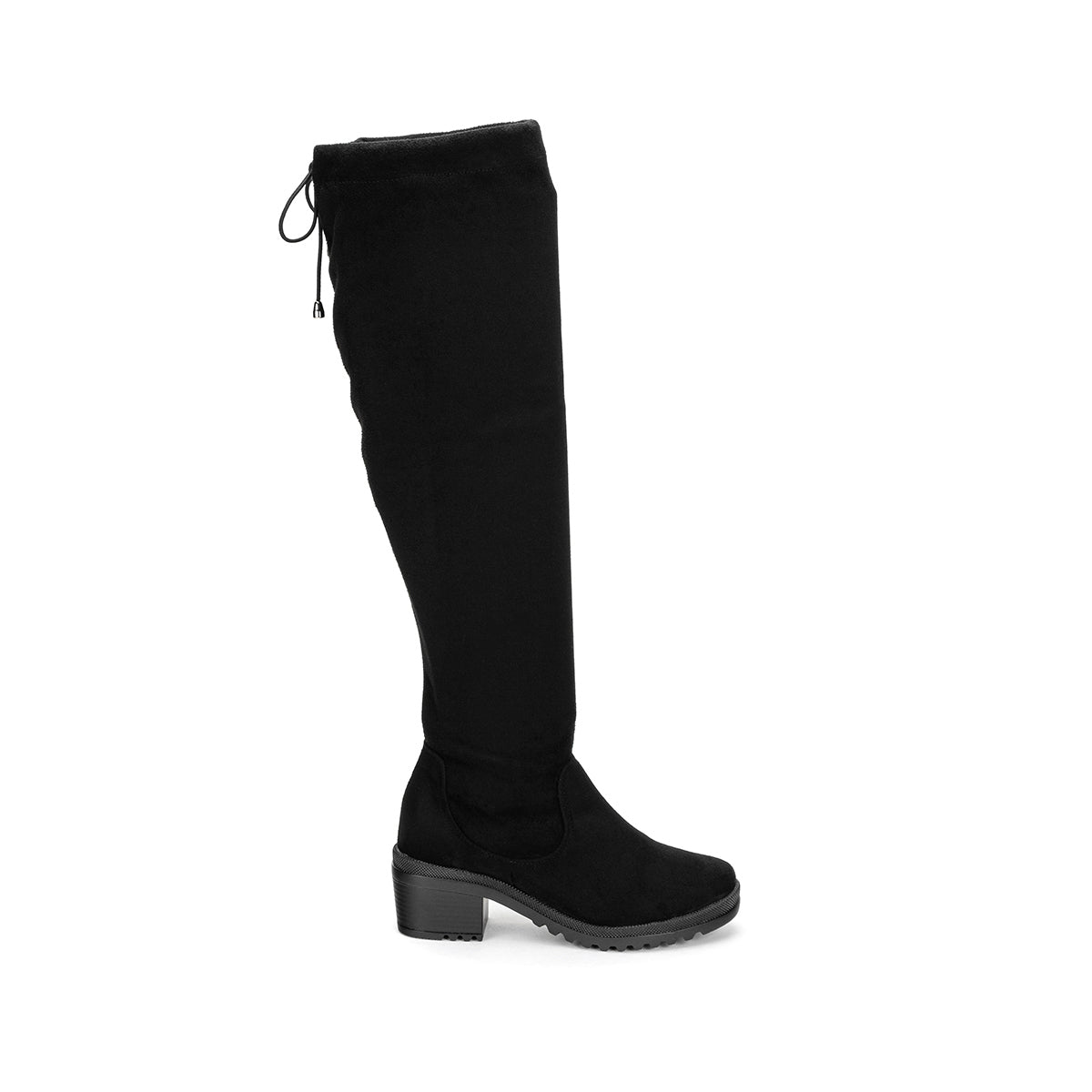 Bota Larga Tacón Bajo Licra Suave Para Mujer Touche 03473 Touche Botas Touche Calzado con Estilo en México