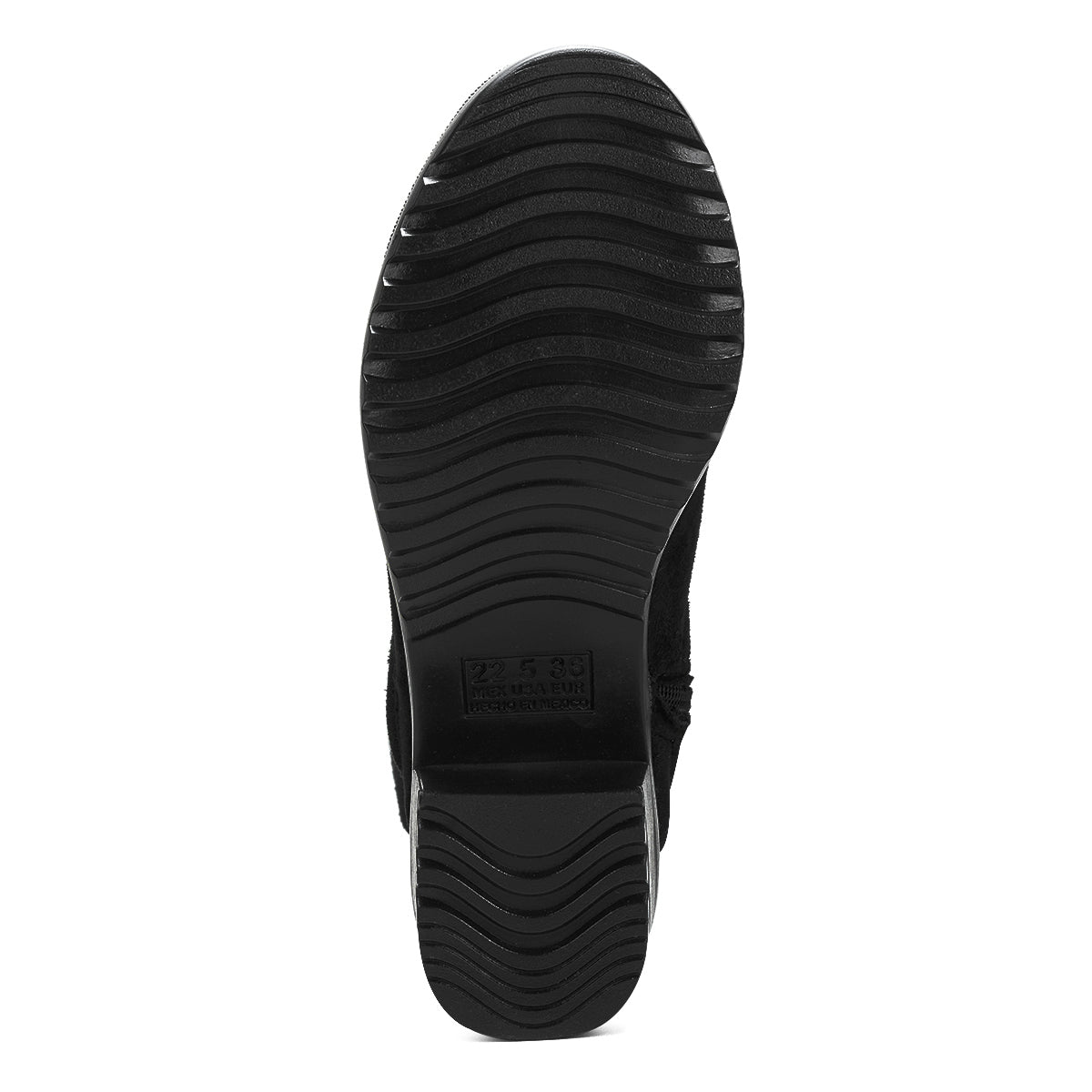 Bota Larga Tacón Bajo Licra Suave Para Mujer Touche 03473 Touche Botas Touche Calzado con Estilo en México