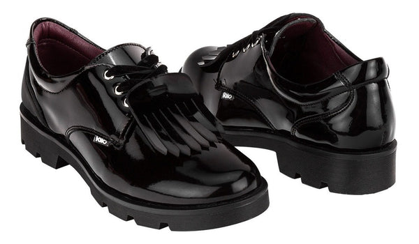 Zapato Escolar Casual Vestir Niña Juvenil Moda Charol Rilo 01068-01069