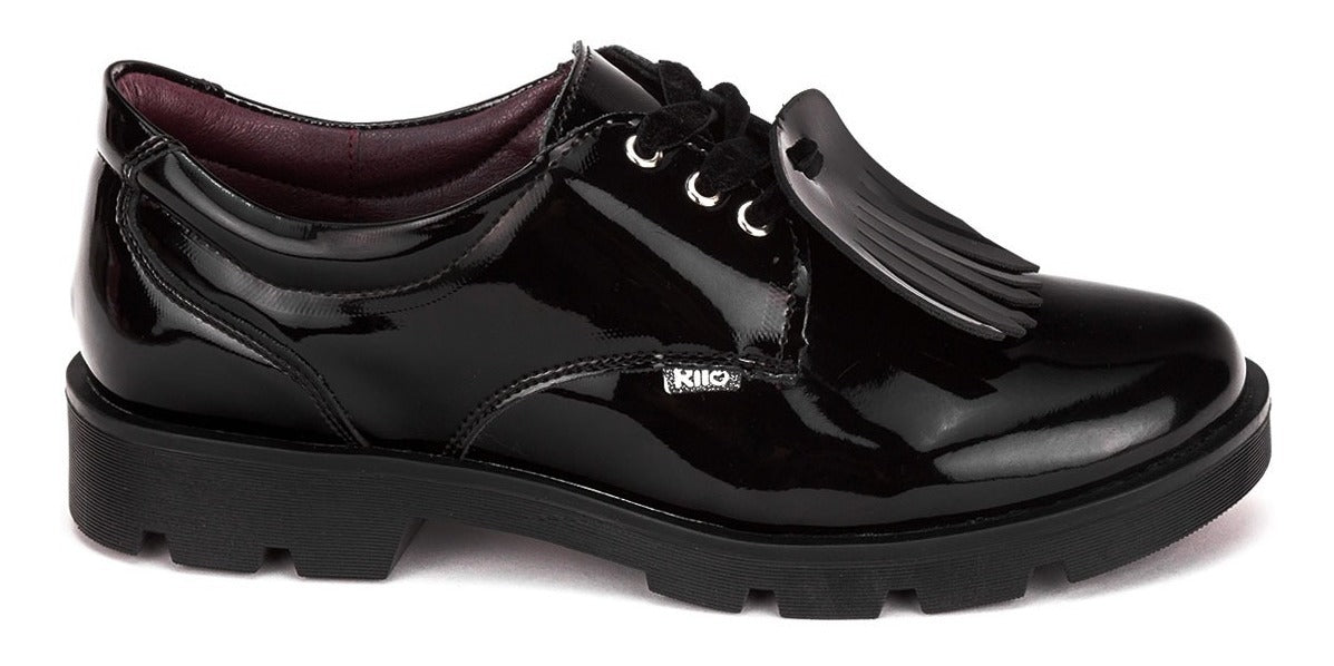 Zapato Escolar Casual Vestir Niña Juvenil Moda Charol Rilo 01068-01069 - Tres Reyes Zapaterías - México