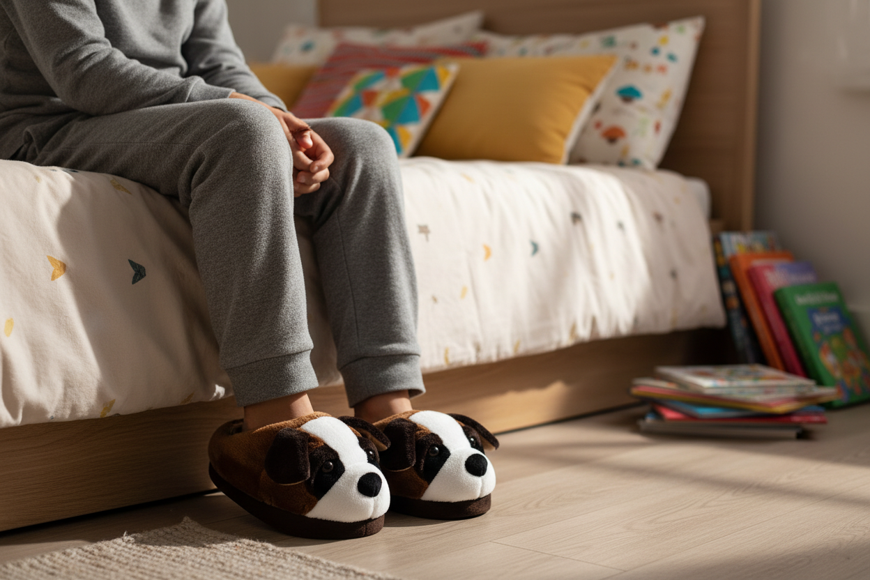 Pantufla Confort Bulldog Junior Niño Parvus 08395