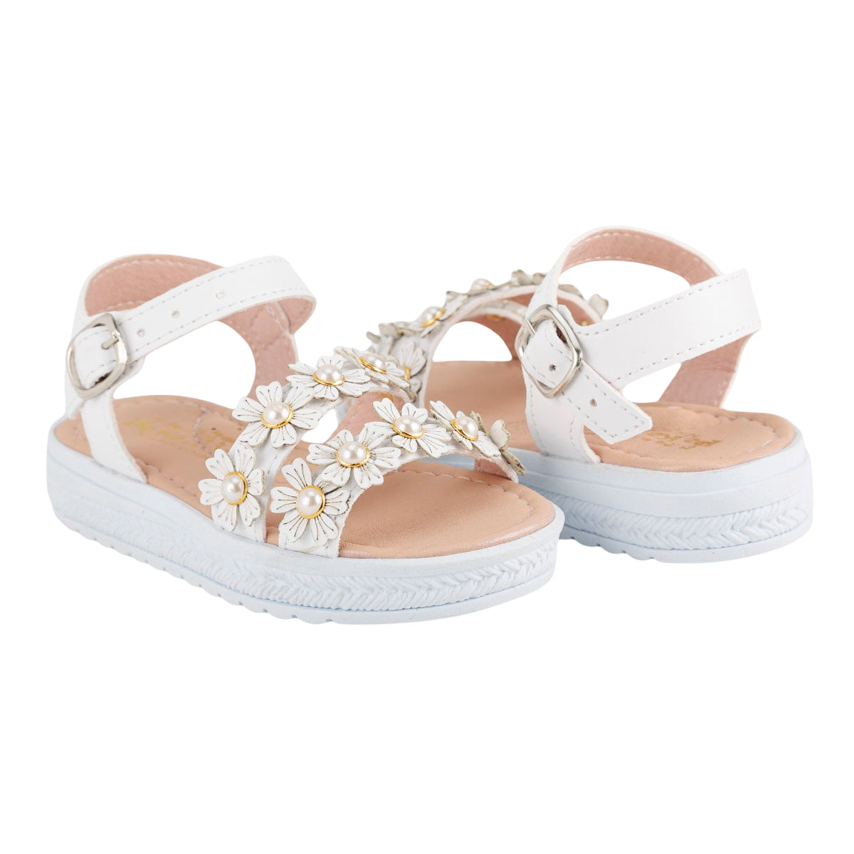 Sandalia Flores Casual Niña Pekekids 07206-07