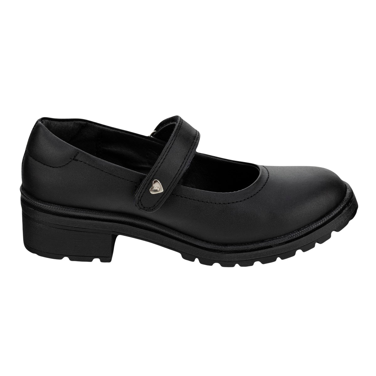 Zapato Escolar Casual Negro Niña Bambino 07165