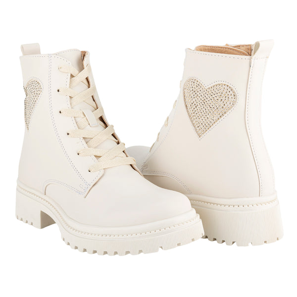 Botín Casual Corazón Junior Niña Yuyin 07492