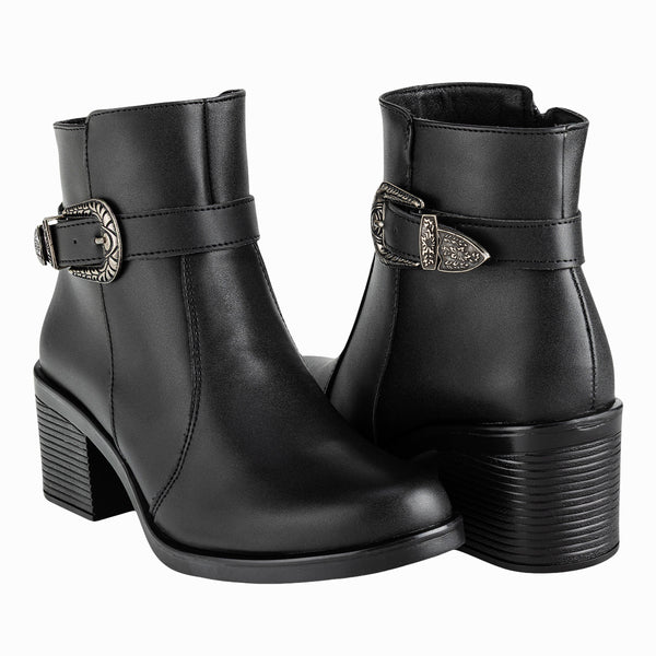 Botín Casual Tacón Ancho Dama Green Love 07486