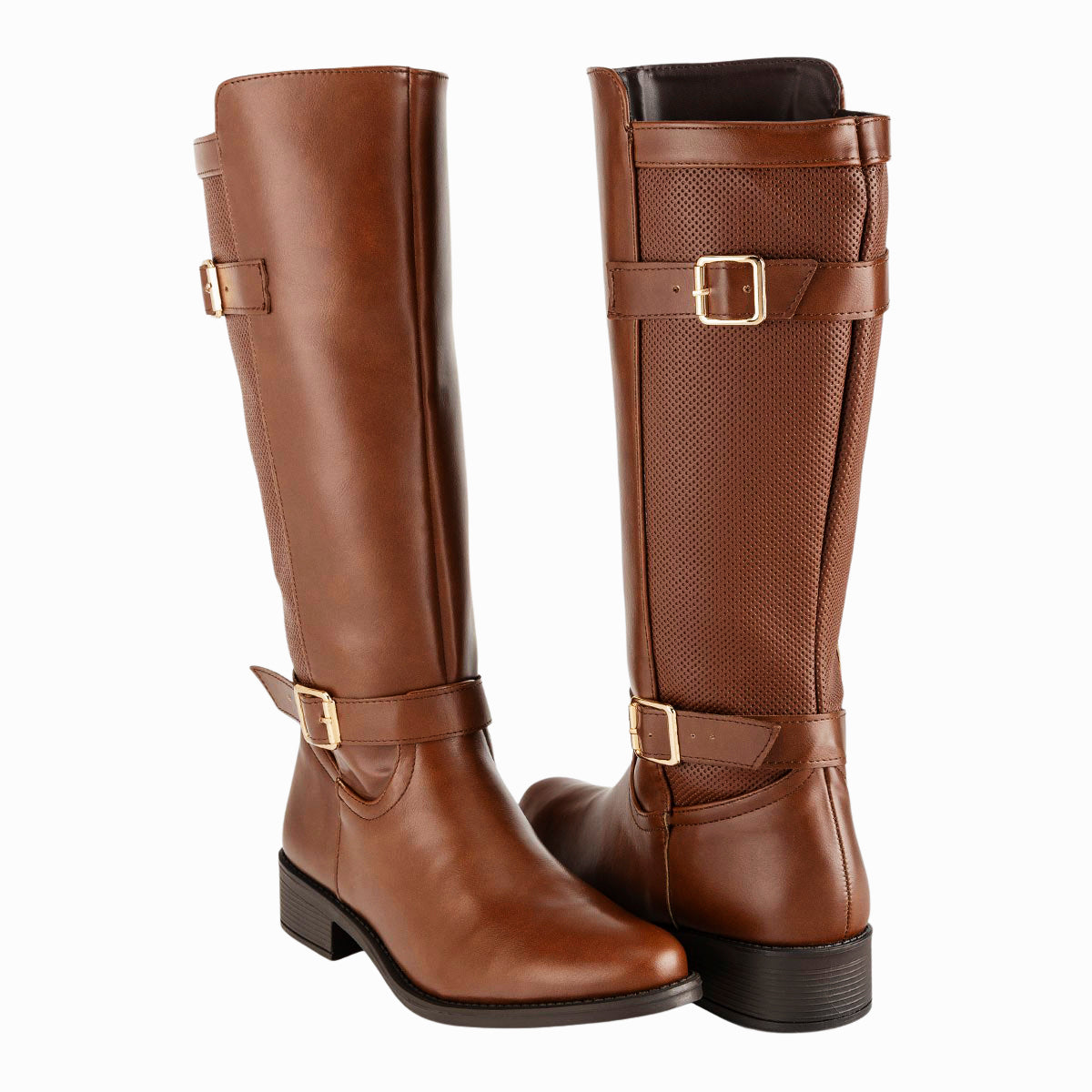 Bota Alta Hebilla Dama Fusión 07965