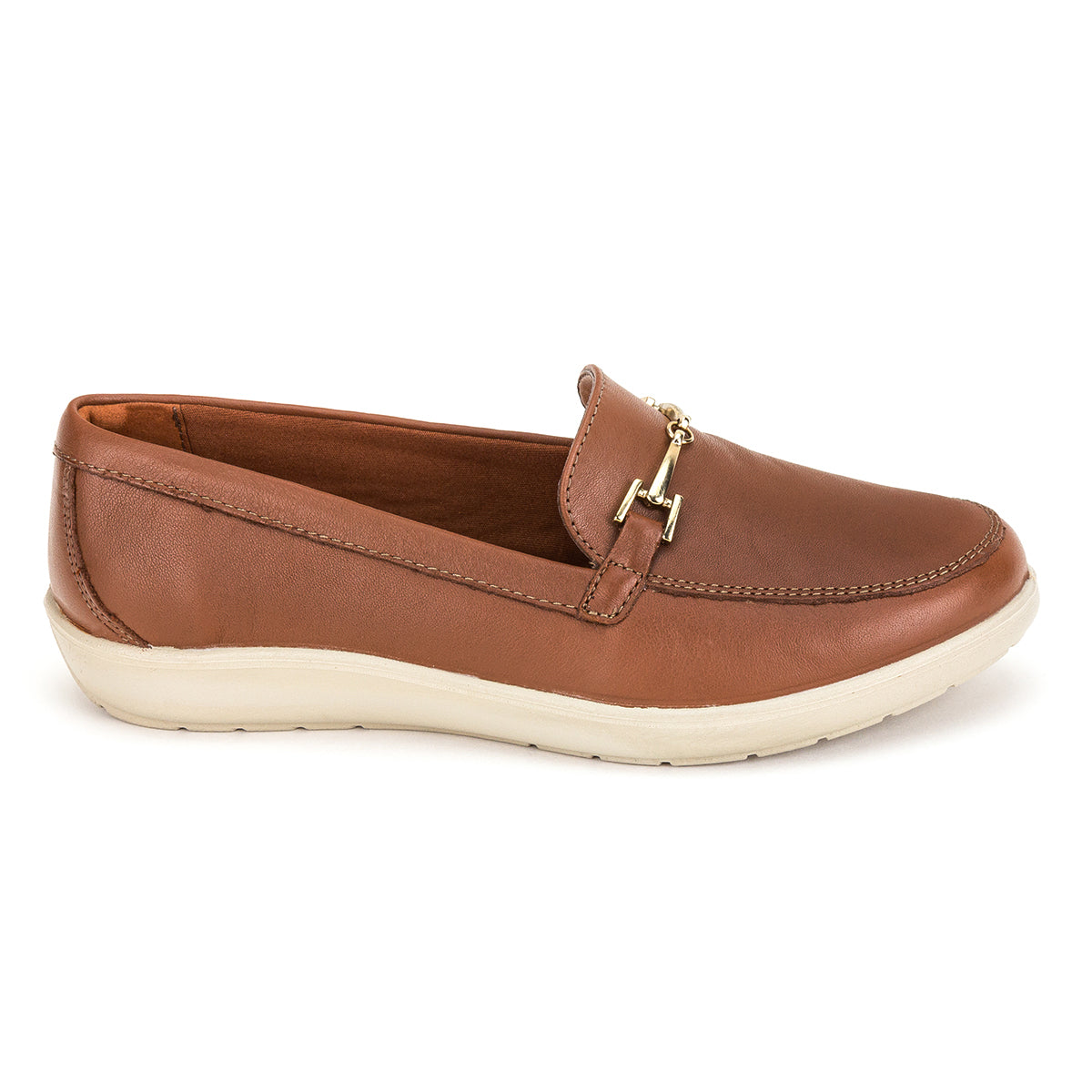 Mocasín color café de la marca Flexi