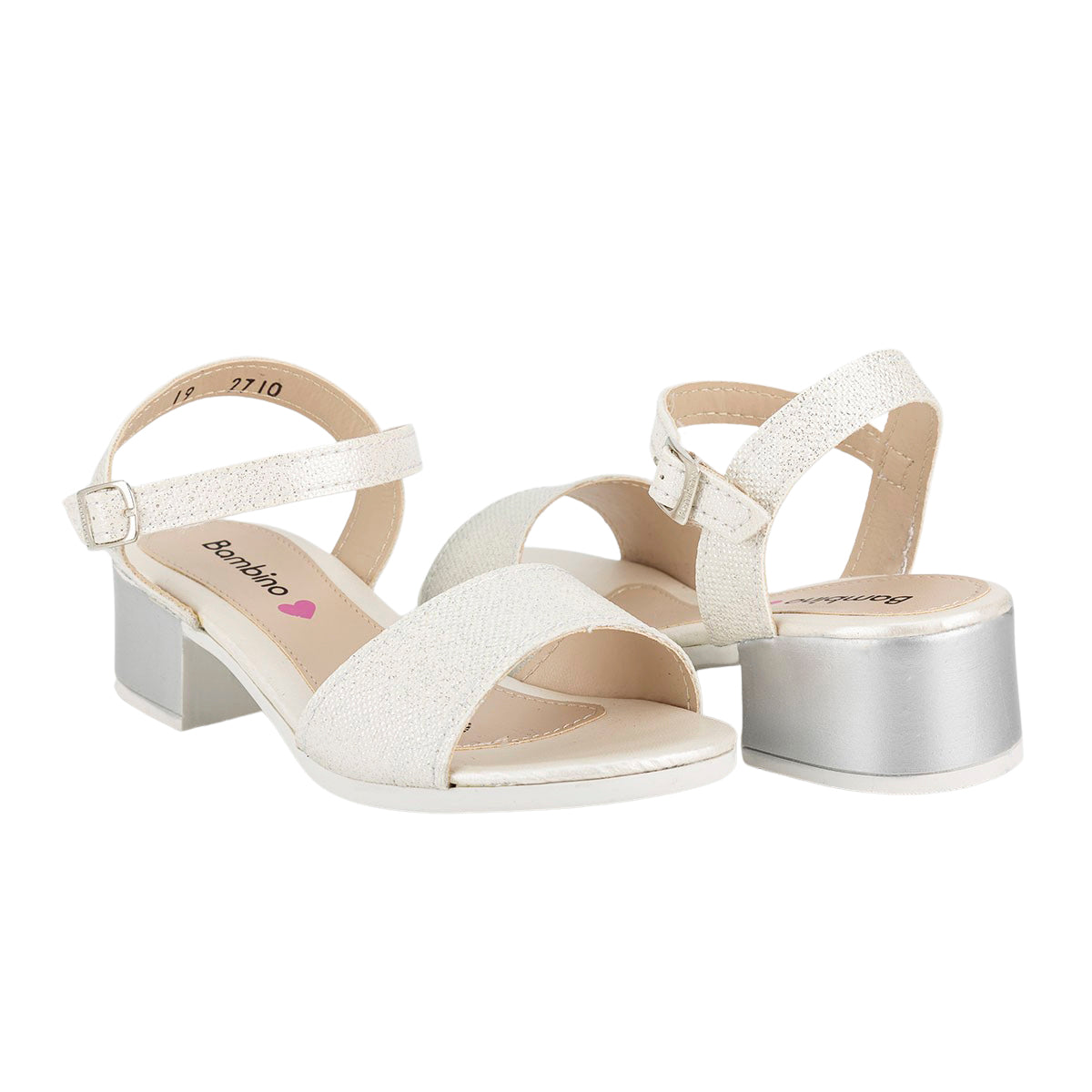 Sandalias Casuales Tacón Niña Bambino 04978