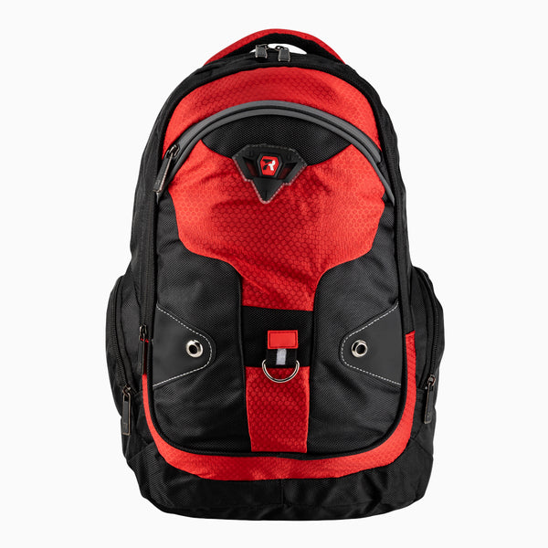 Mochila Escolar Rojo con Negro