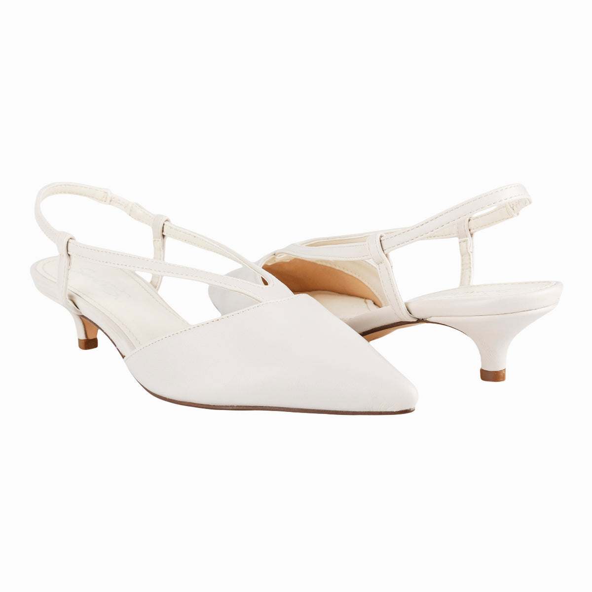 Zapatilla Kitten Heels Tira al Talón Dama Senties 07288