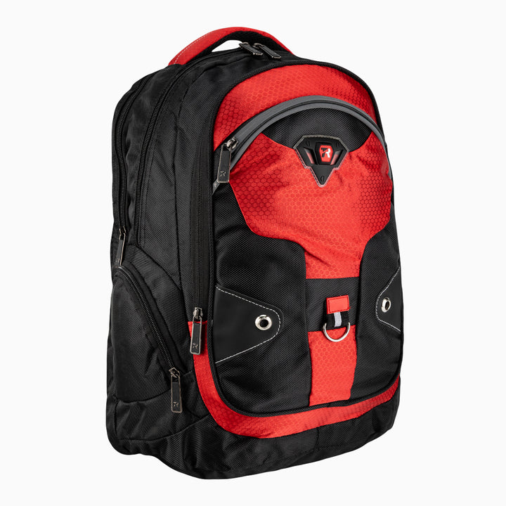 Mochila Escolar Rojo con Negro