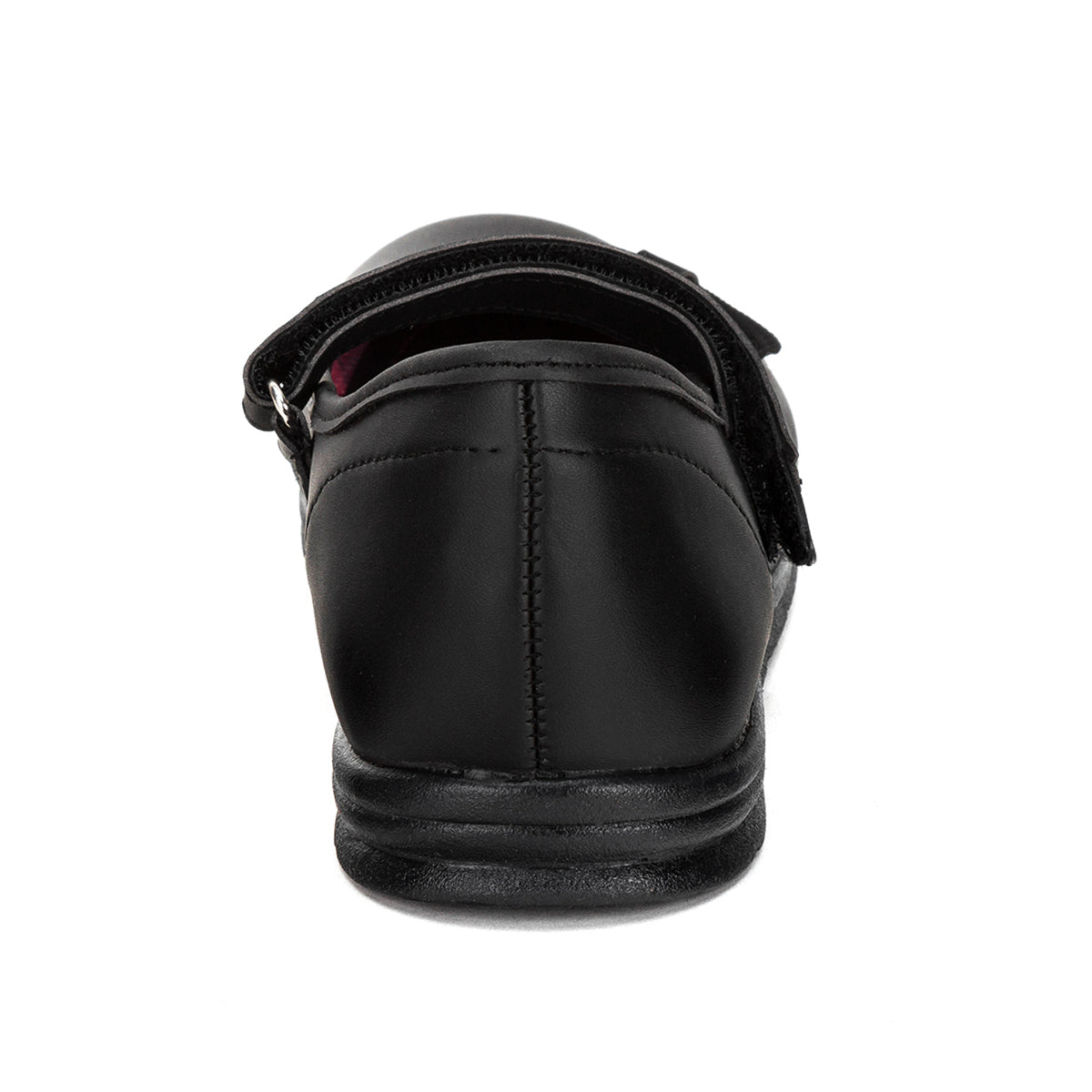 Zapato Escolar Moño Negro Velcro Joven Nick&wick 03006
