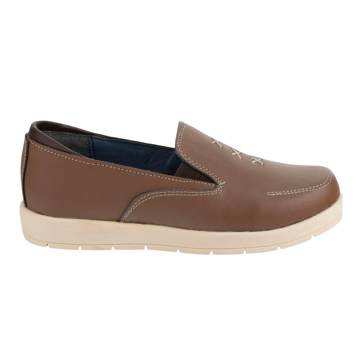 Zapato Moda Cómodo Para Mujer Touche 05519/20 Cogñac-Negro Touche Zapatos Touche Calzado con Estilo en México