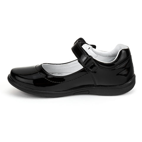 Zapato Escolar Charol Moño Niña Bambino Tres Reyes