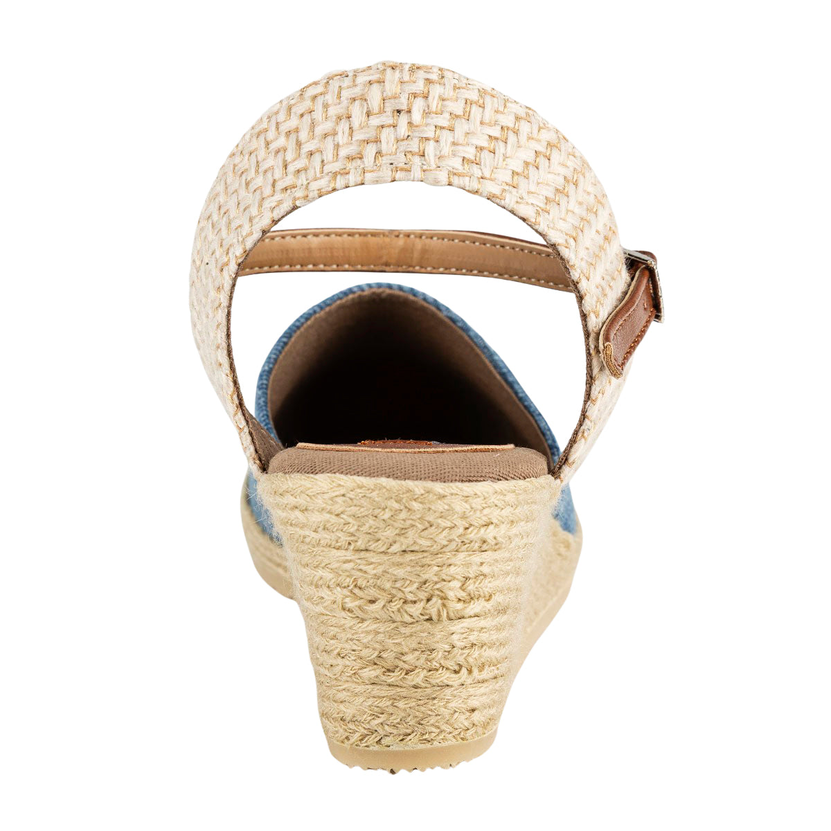 Alpargata Cuña Mezclilla Dama Silvia Cordero 06544