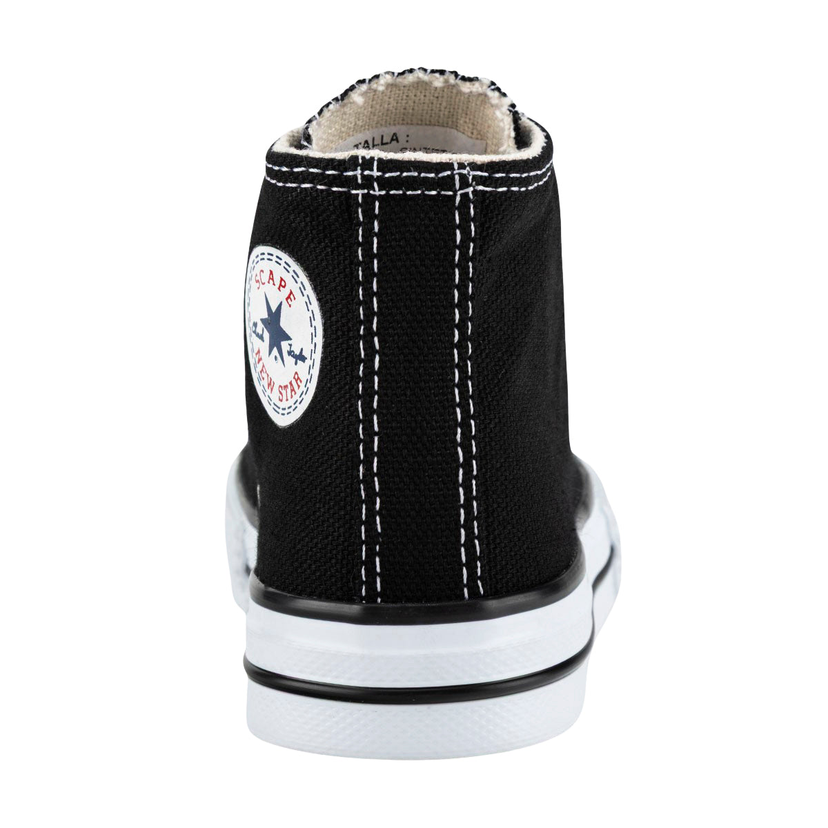 Tenis Casual Star Black Niño Scape 07314