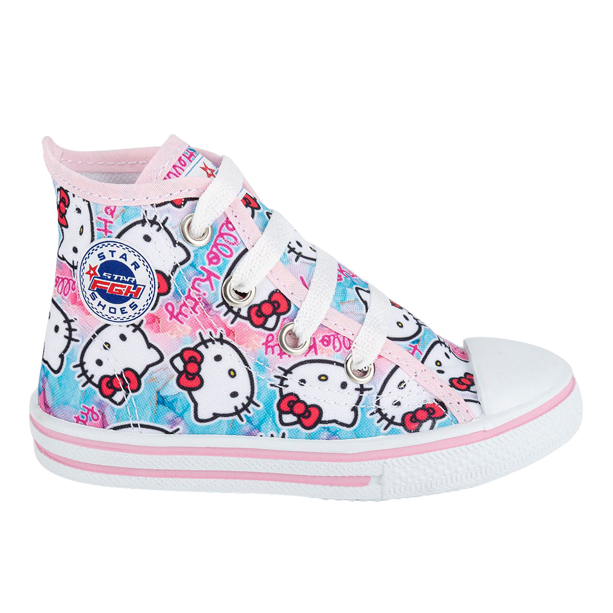 Tenis Botín Casual Hello Kitty Niña Fghstars 06724