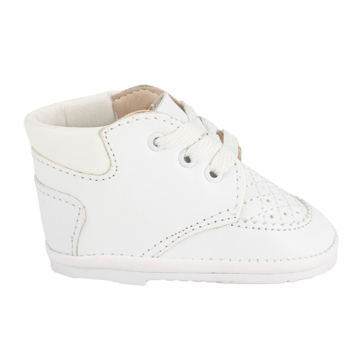 Zapato Bautizo Velcro Bebé Jerry 00119