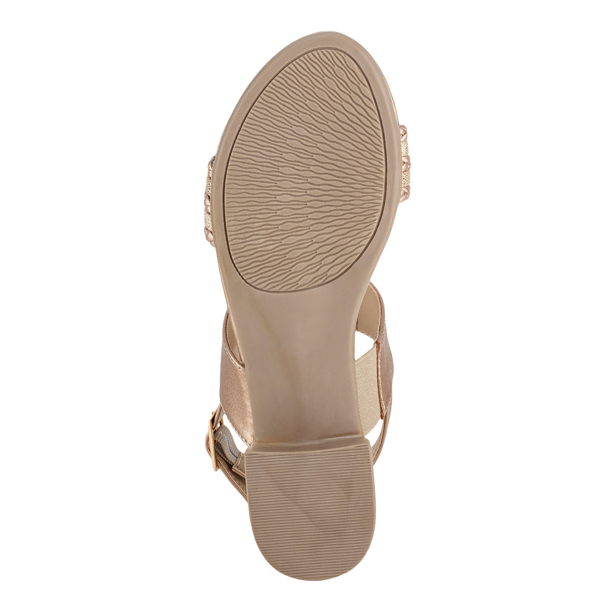 Sandalia Tacón Bajo Gold Mujer Paulie 08195