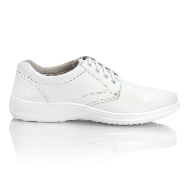 Zapato Servicio Blanco Caballero Flexi 00187