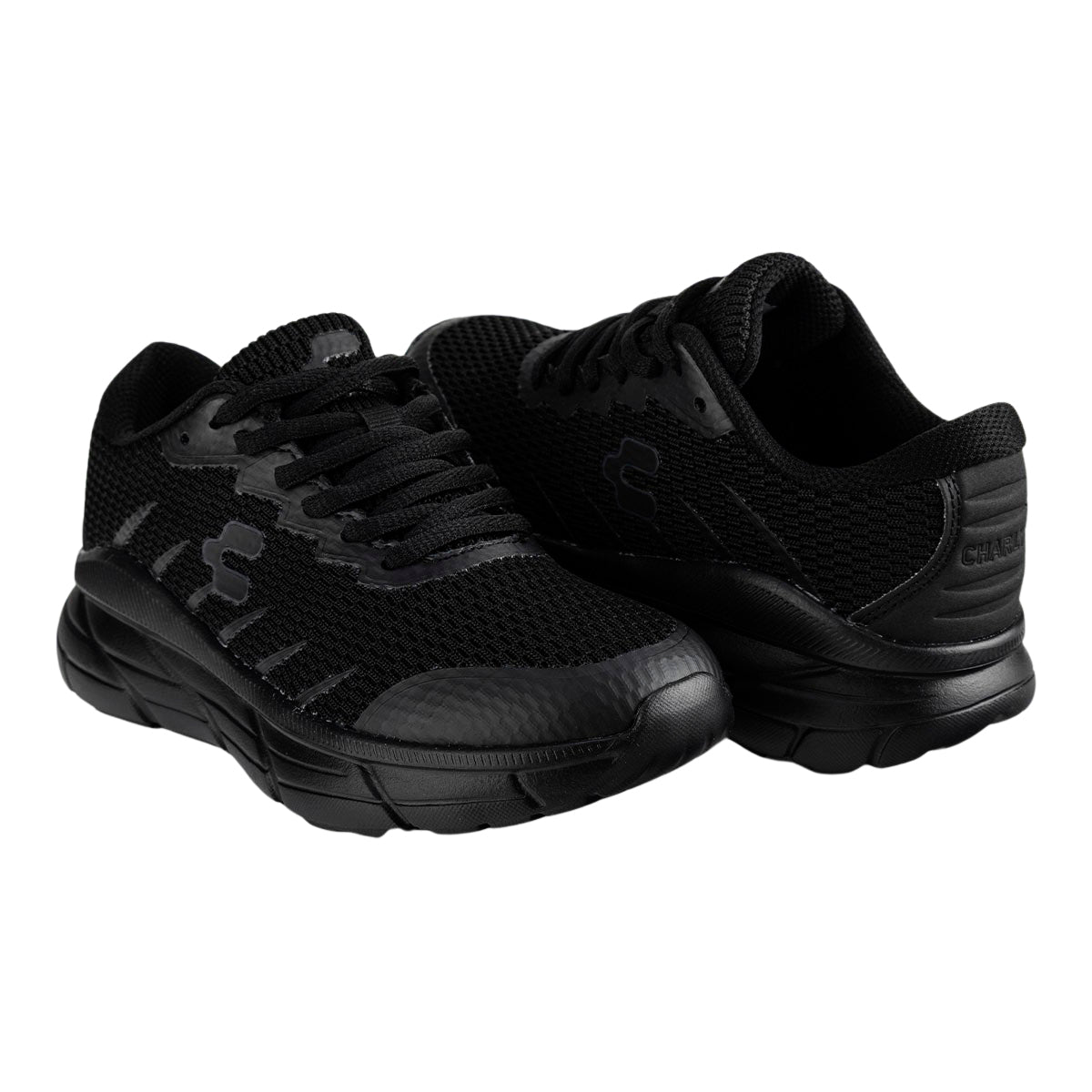 Tenis Deportivo Relax Black Junior Niño Charly 06966