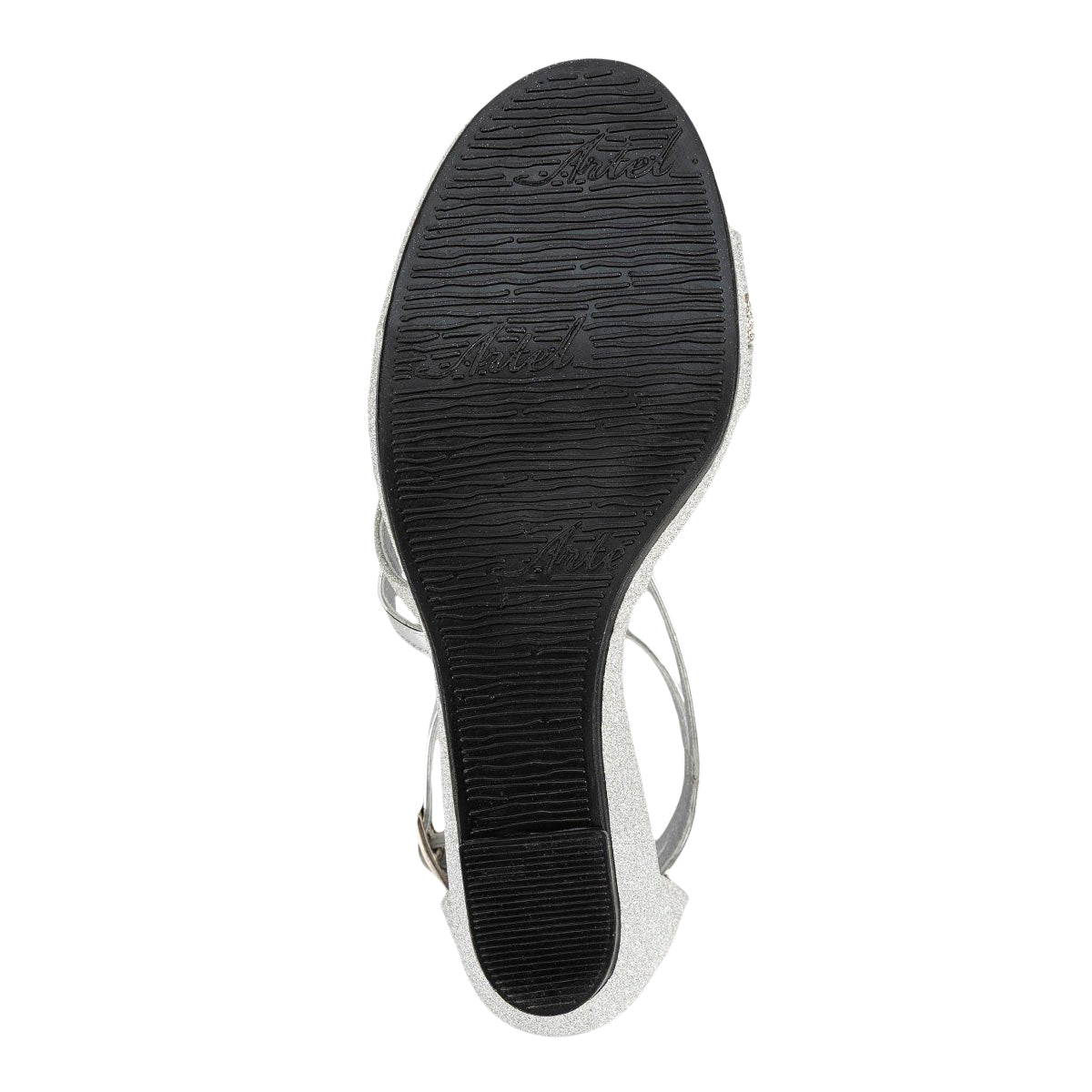 Sandalia Fiesta Plata Dama Artel 07112