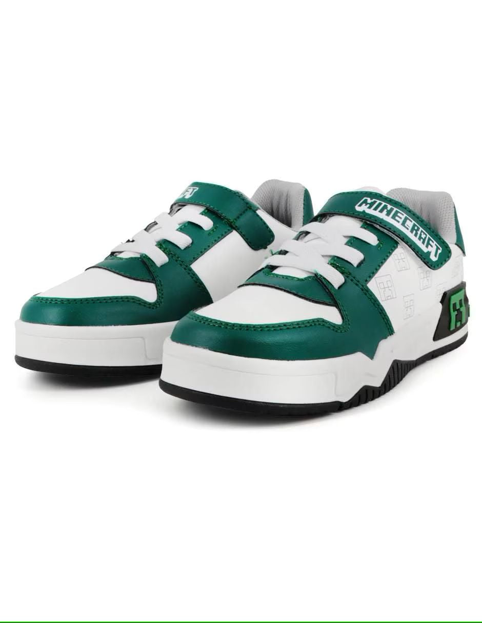 Tenis Minecraft Para Junior Niño Casual 06746 Minecraft Tenis Minecraft Calzado con Estilo en México