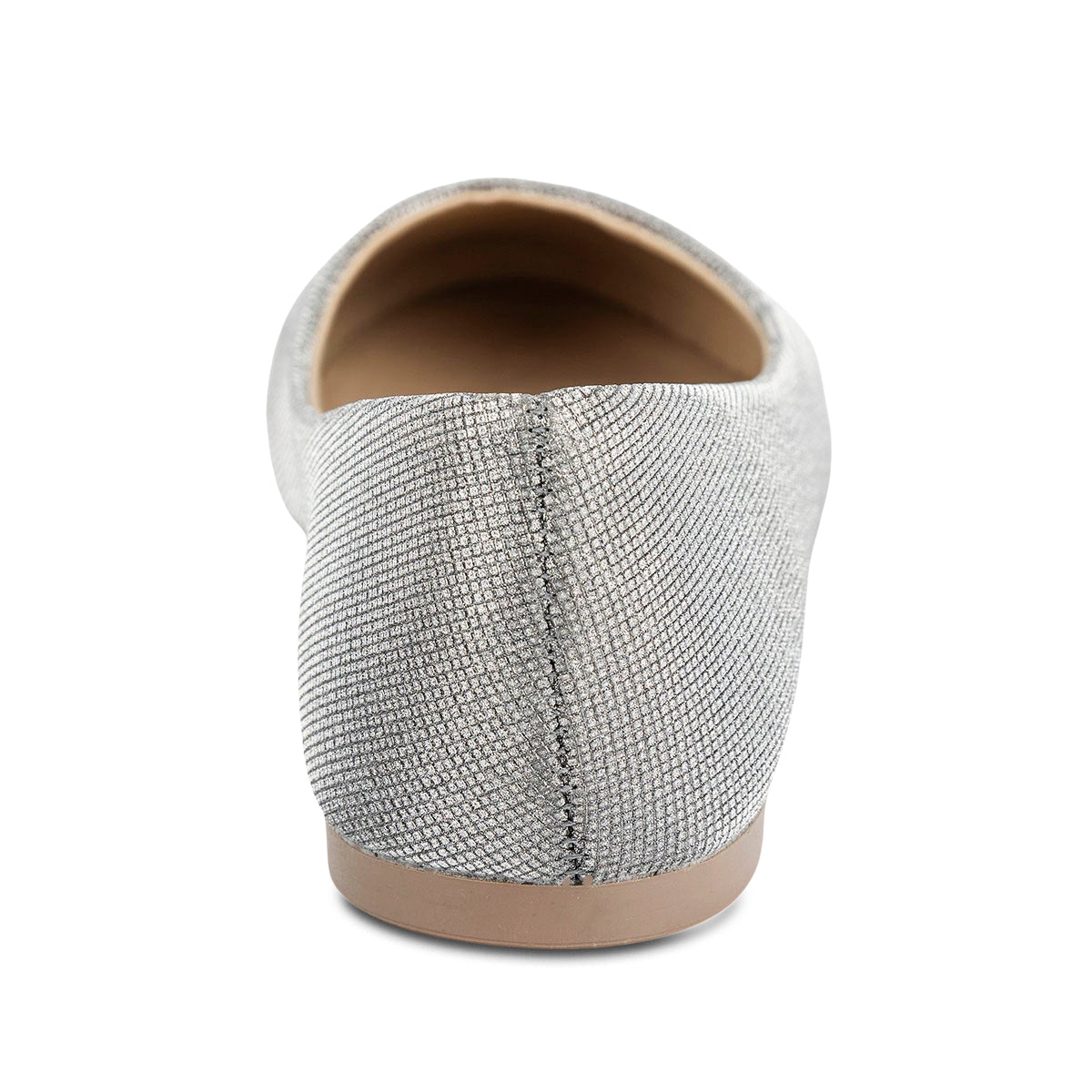 Zapato Flat Casual Plata Dama Stampa 05455