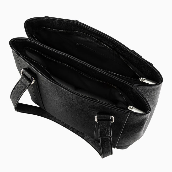 Bolsa color negro de la marca Roger