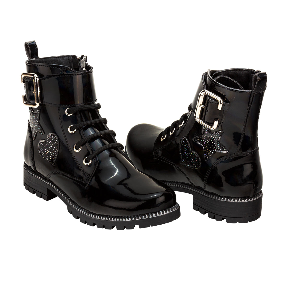 Bota Urbana Casual Charol Niña Blasito 01642 Blasito Botas Blasito Calzado con Estilo en México