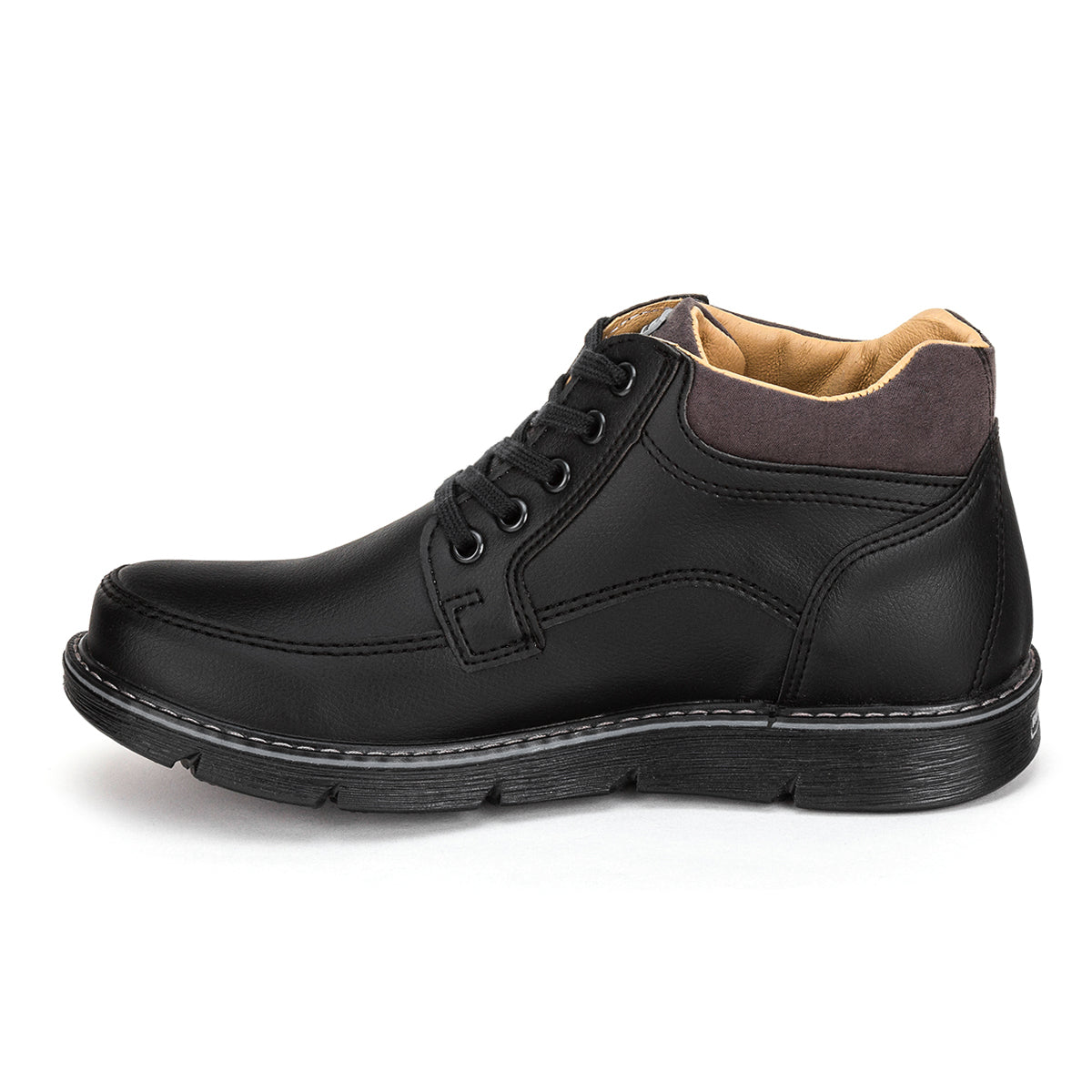 Bota Vestir Moda Joven Rokino Negro 02976
