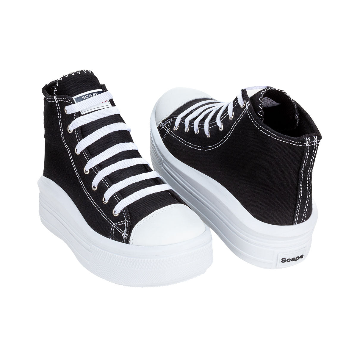 Tenis Blancos Escolar Casual Niña Scape 03535-37
