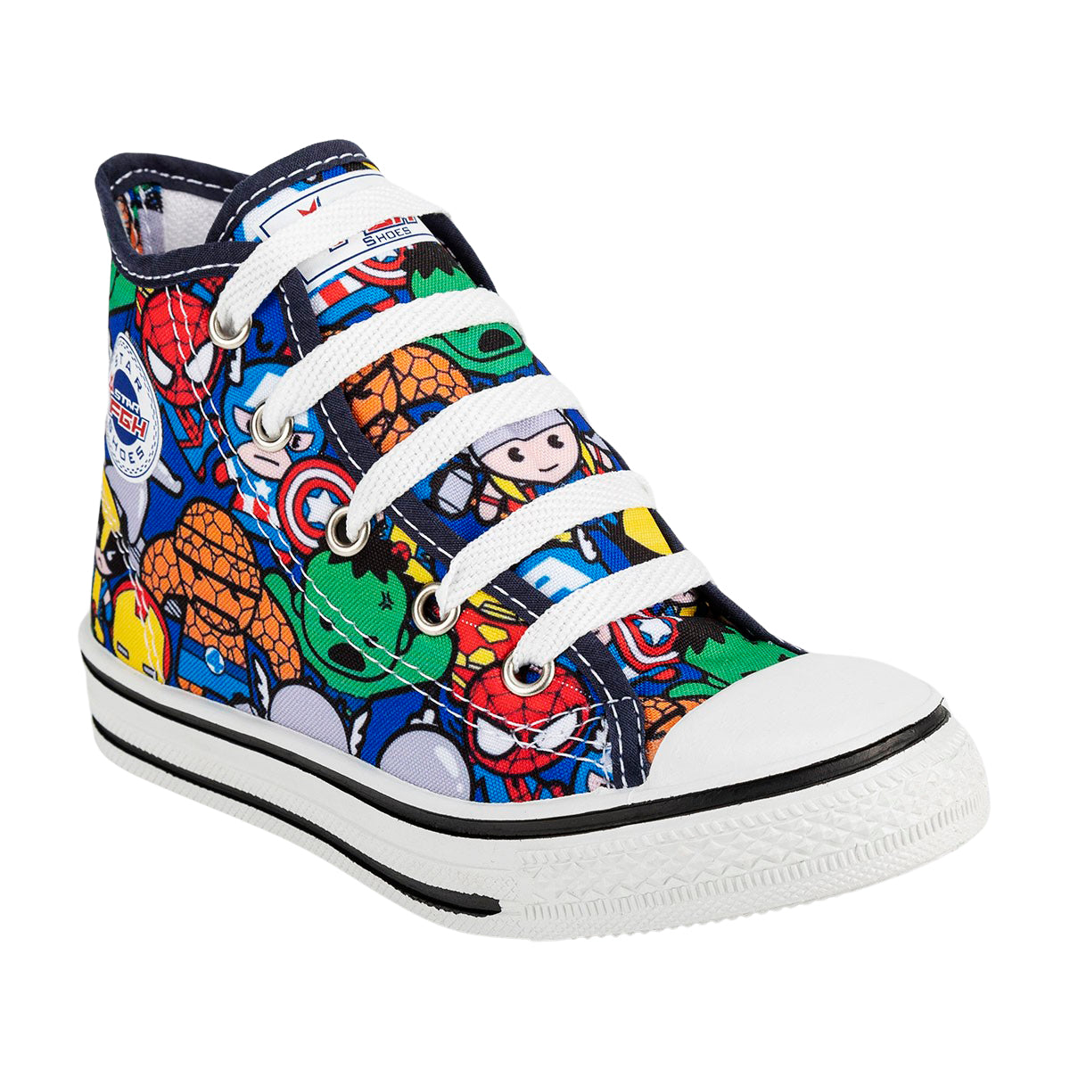 Tenis Bota Casual Moda Superhéroe Niño Fghstars 05580