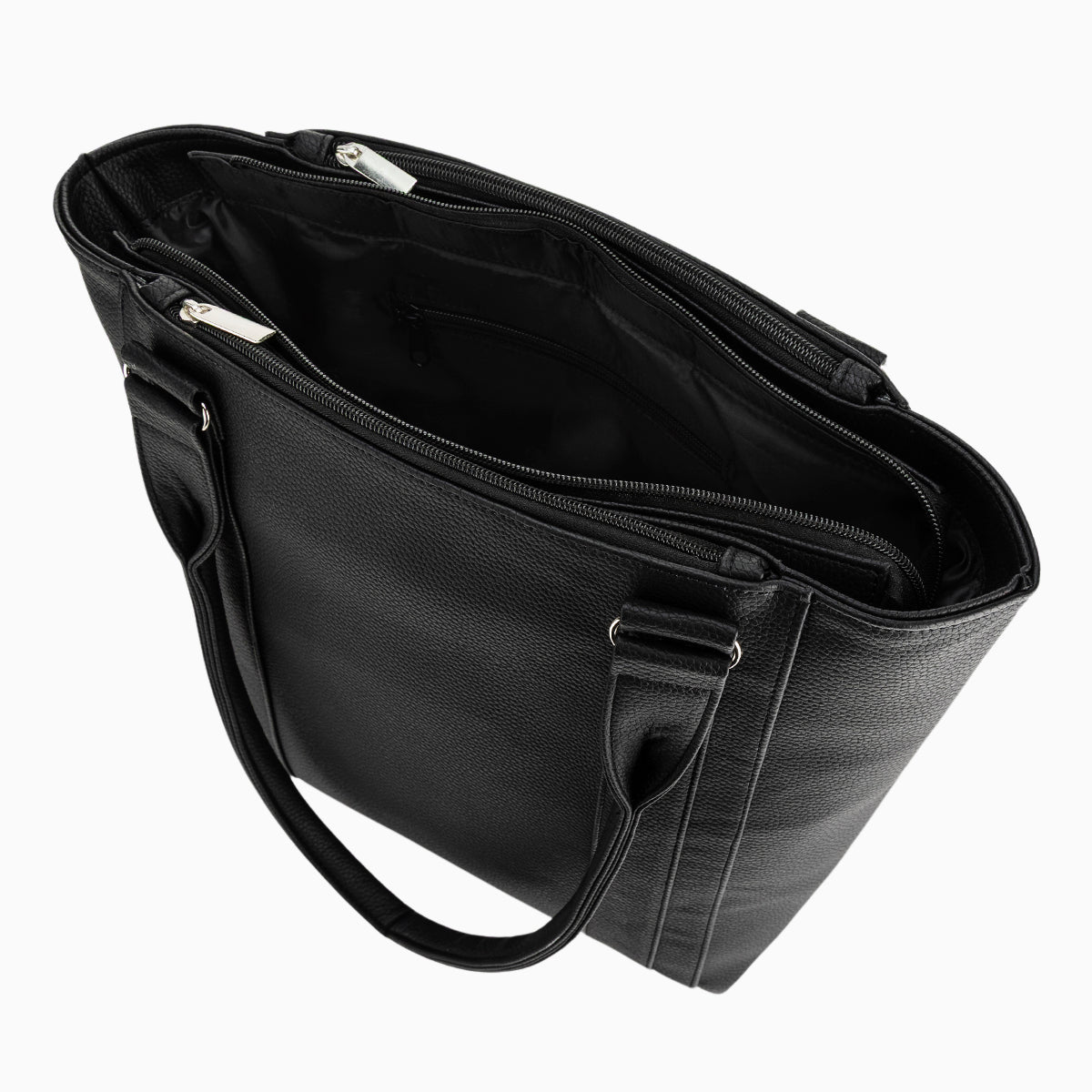 Bolsa color negro de la marca Roger.