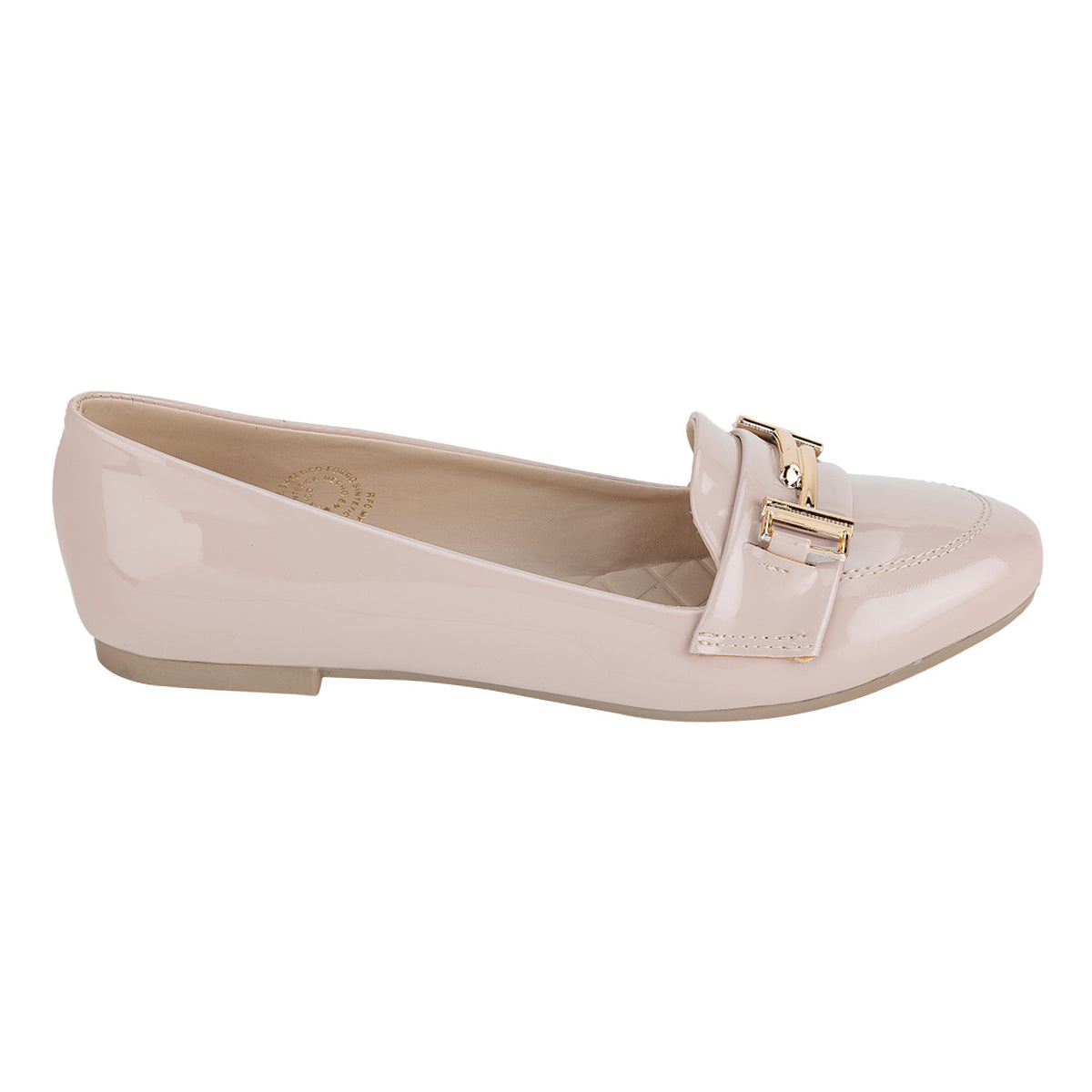 Zapato Balerina Herraje Dama Caramel 04535-36