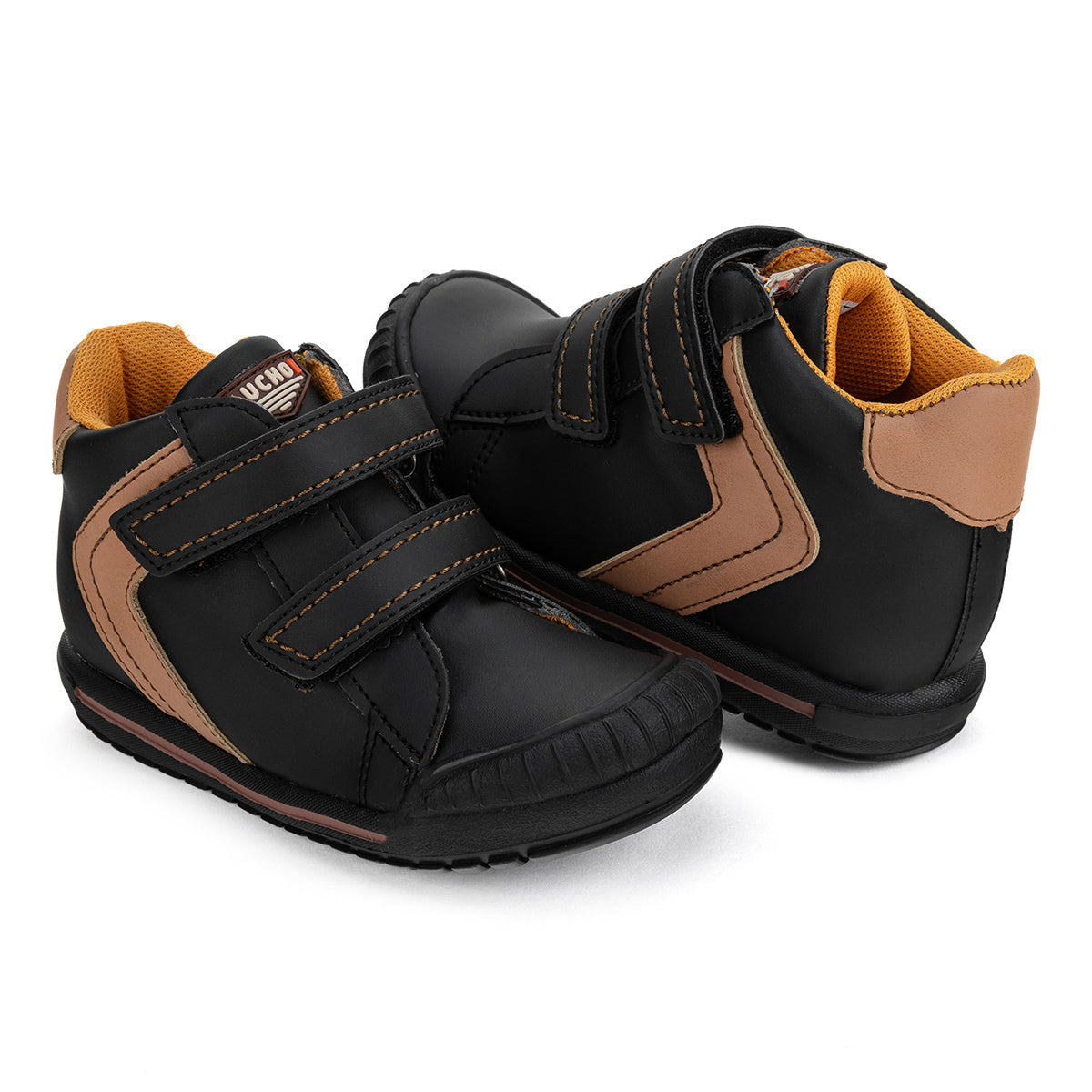 Tenis Botín Negro Niño Lucho 04798