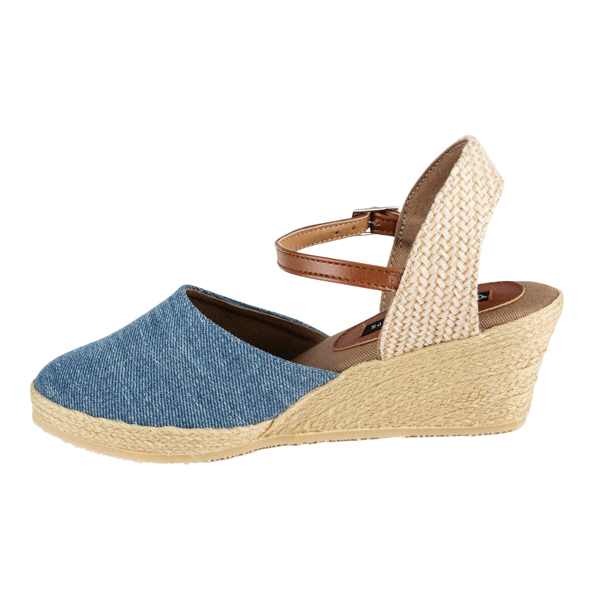 Alpargata Cuña Mezclilla Dama Silvia Cordero 06544