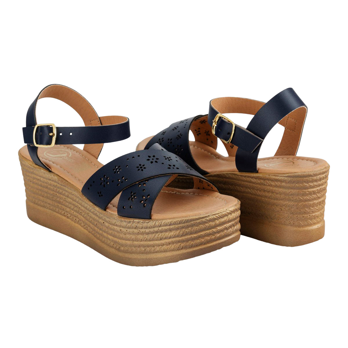 Sandalia Casual Cuña Dama Joza 06500/06501