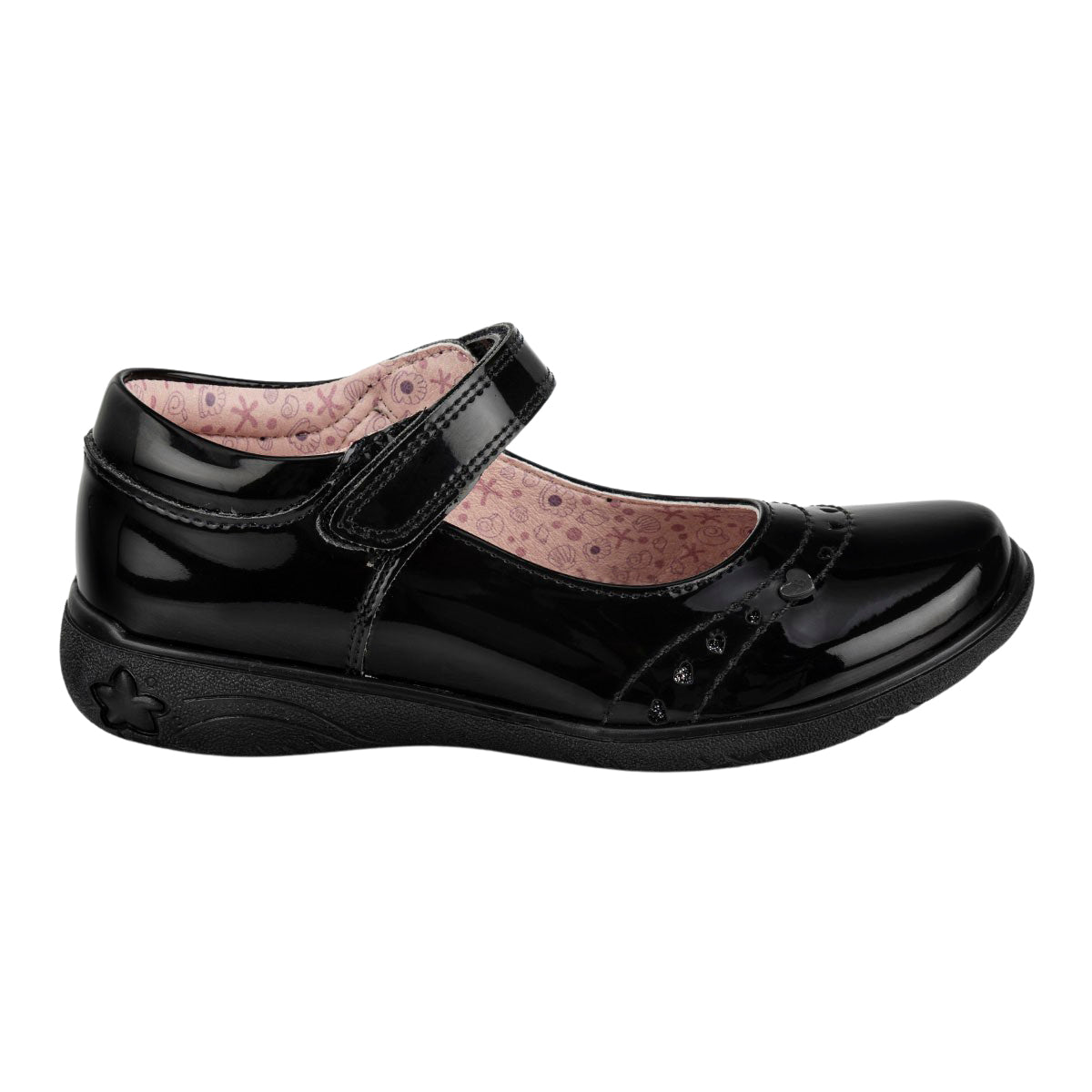 Zapato Escolar Charol Joven Bambino 05391