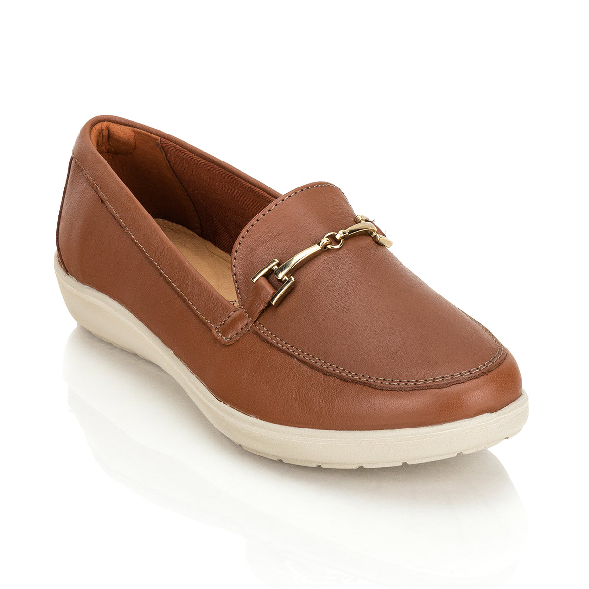 Mocasín color café de la marca Flexi