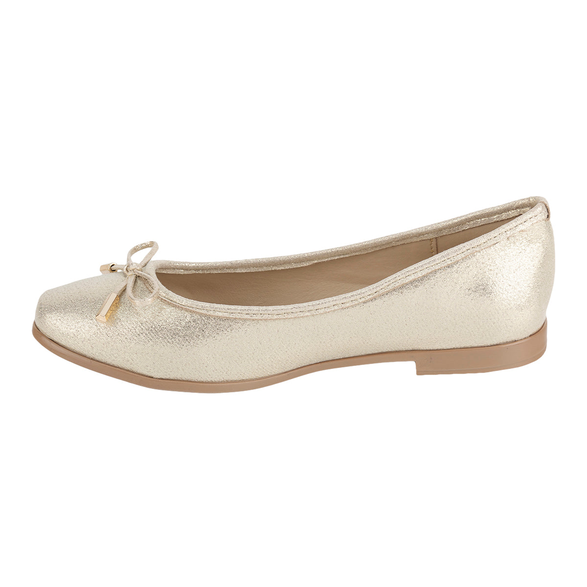 Zapato Casual Moño Dama Stampa Oro/Marino 06430-31