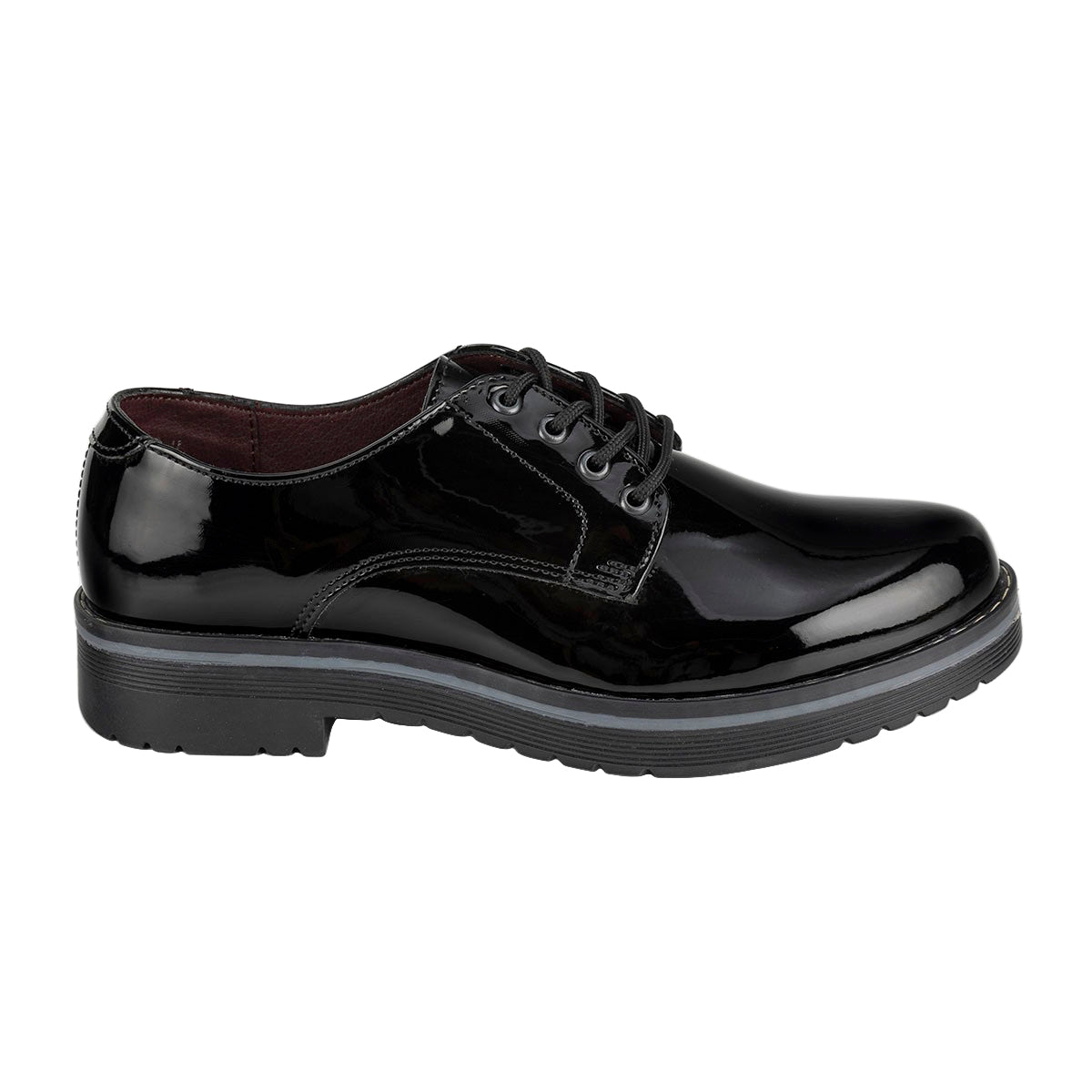 Zapato Charol Agujeta Para Mujer Green Love 05574