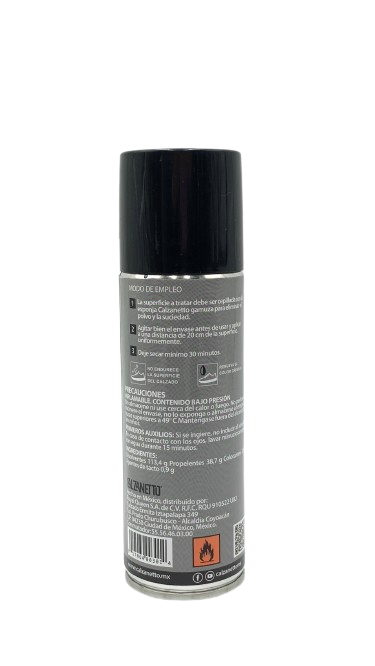 Spray Renovador para Ante Y Nubuck  Negro Calzanetto 00098