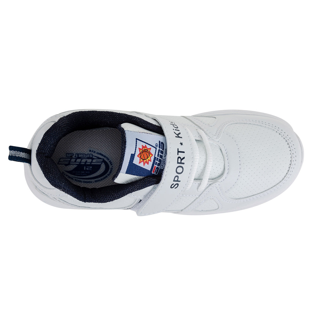 Tenis Blancos Escolar Deportivo Niño Suns 04620