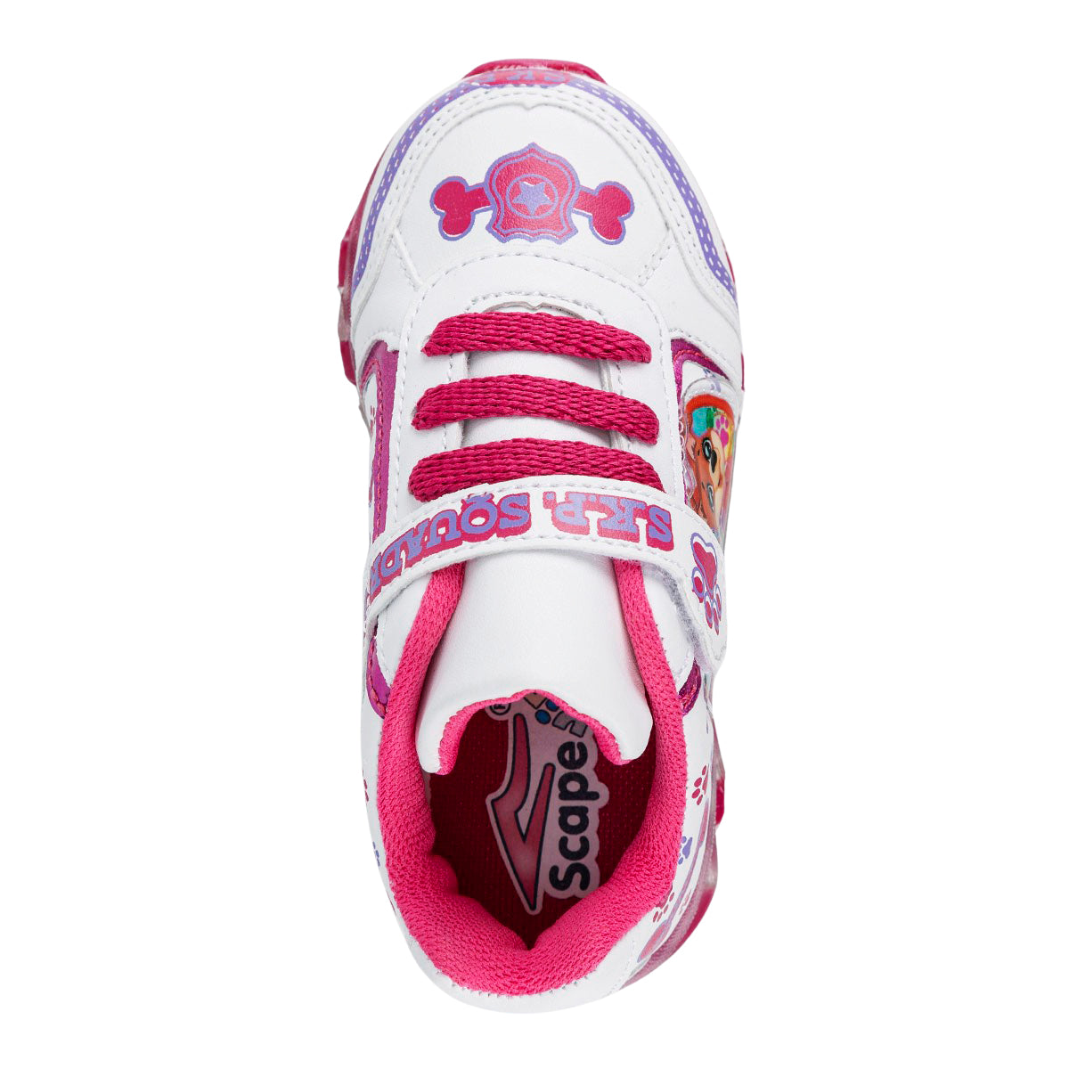 Tenis Casual Patrulla Canina Luz Led Niña Scape 05840