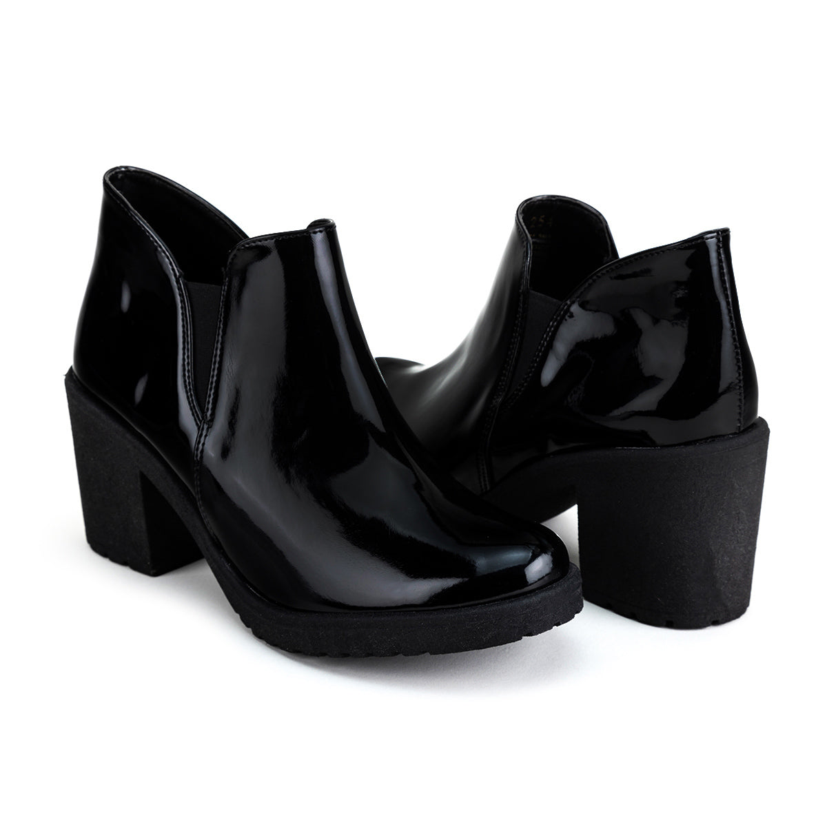 Botín Casual Charol Para Mujer Caramel 04533 - Tres Reyes Zapaterías - México